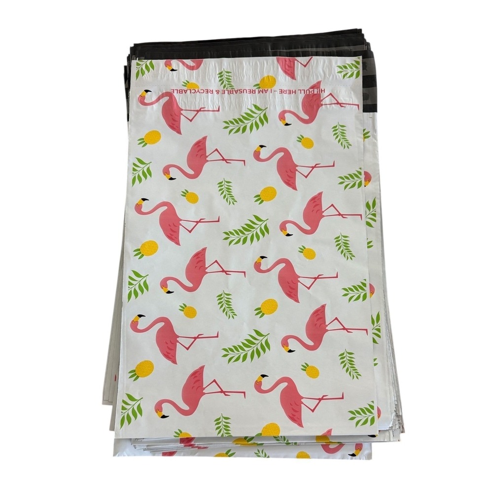 Flamingo Pineapple Mailer Shipping Bags 20 - 10x13 inch Reusable Waterproof